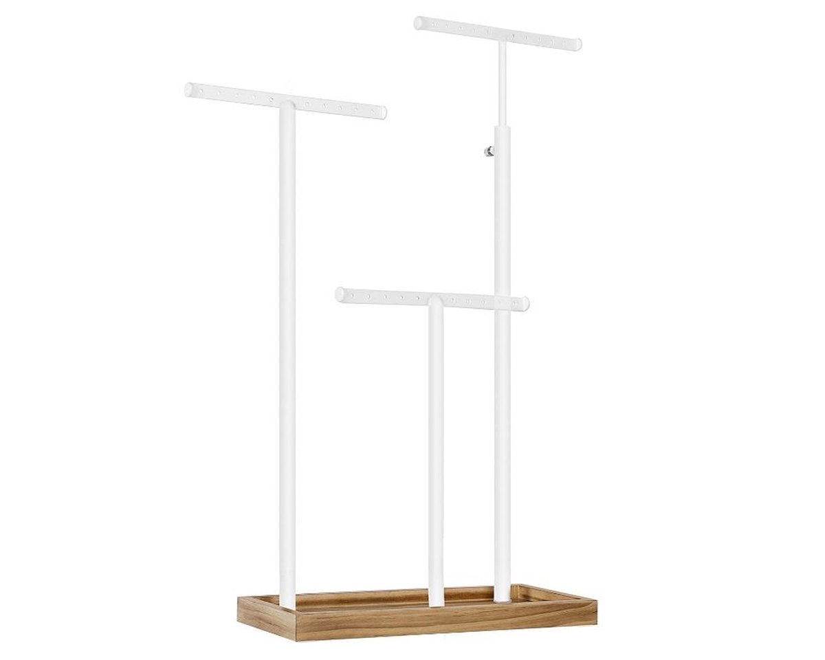MIRA Home - Sieraden - Sieraden stand - Wit - Hout - 25x11,8x41,5cm