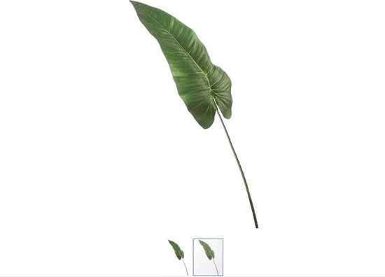 Deco Blad Philodendron green - 109 cm - groen blad