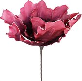 Fleur en mousse "Fantastic" - gris rose - 120x 40 cm - fleur artificielle