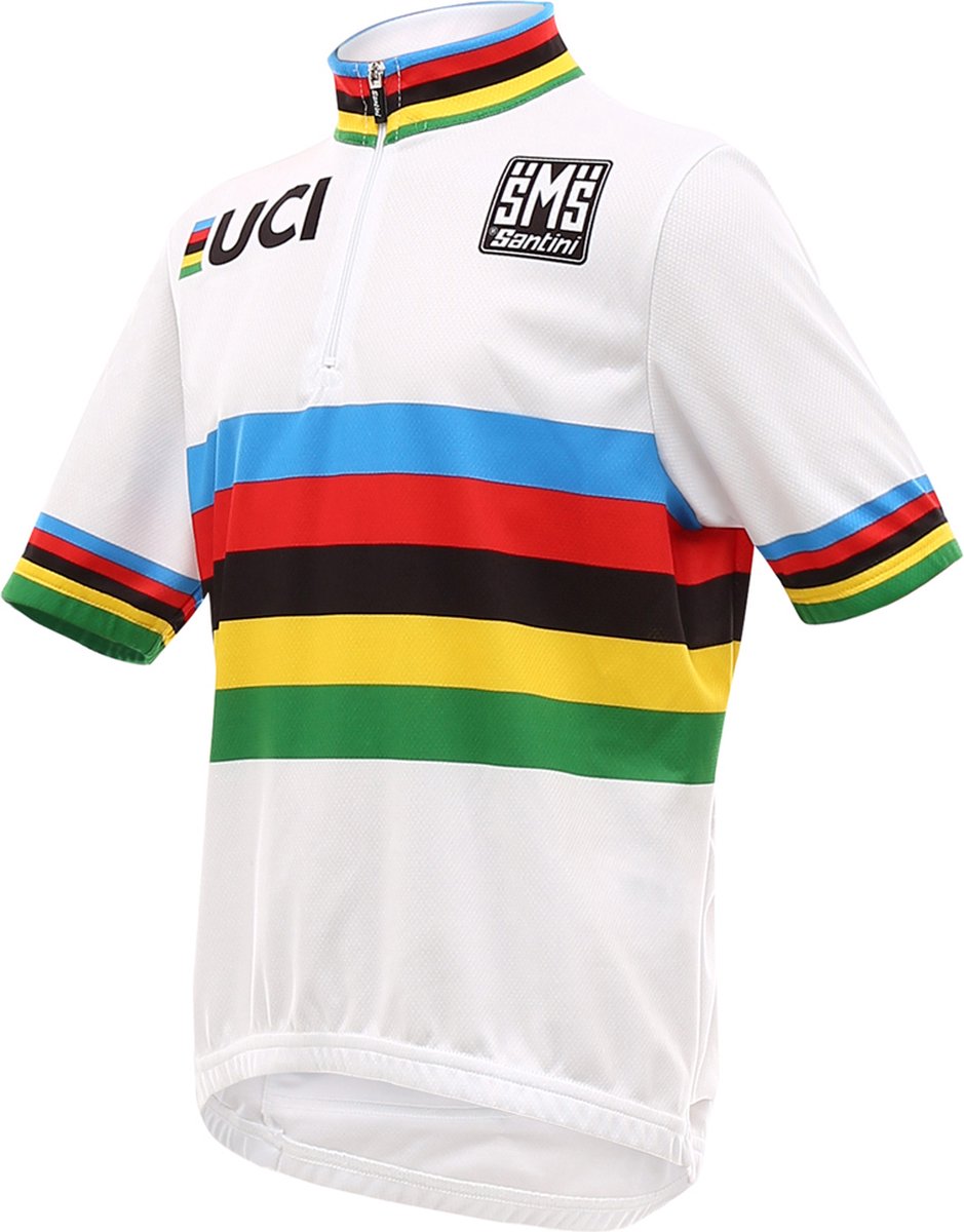 Santini UCI World Champion Short Sleeve Jersey Kids NO COLOR - Maat 11/12