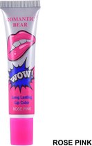 New Romantic Bear Peel Off Liquid Lipstick Waterproof - Langdurig Lipgloss - ROSE PINK