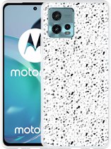Motorola Moto G72 Hoesje Terrazzo Look - Designed by Cazy