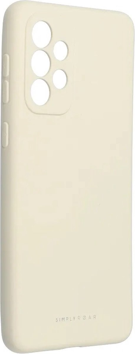 Roar Space Siliconen Back Cover hoesje Samsung Galaxy A33 - Aqua White
