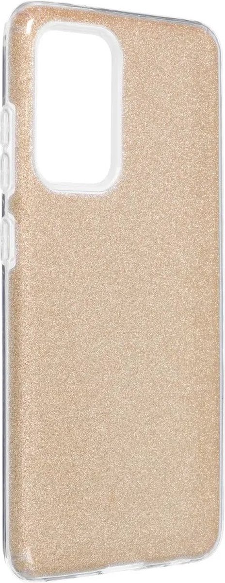 Glanzende Glitter Back Cover hoesje Samsung Galaxy A52 / A52s - Goud