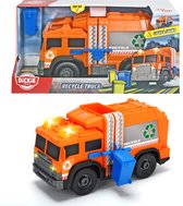 Dickie Toys Recycleer Truck - Vuilniswagen - 30 cm - Licht en Geluid - Speelgoedvoertuig