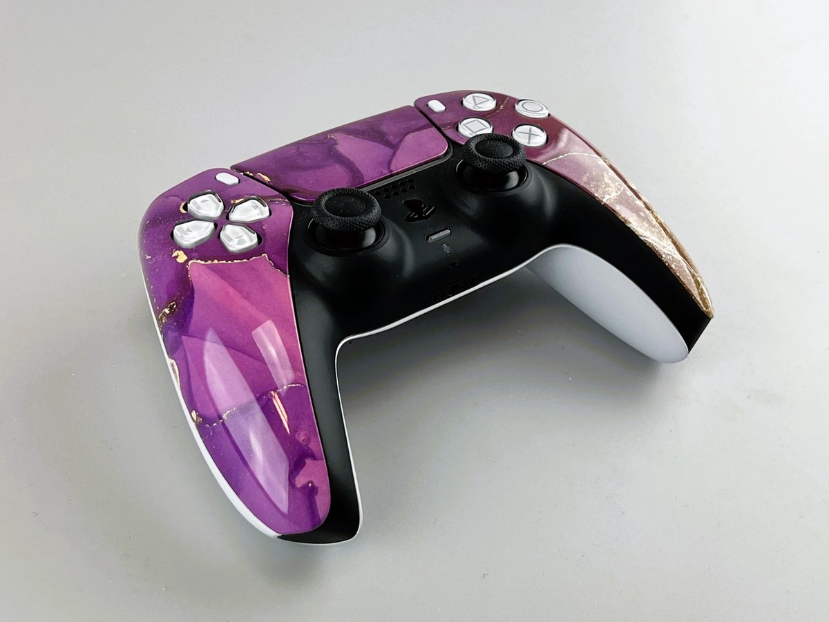 Sony PS5 Dualsense draadloze controller - Purple Marble - Custom controller