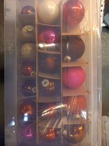 Kerstballen box met 72 kerstballen