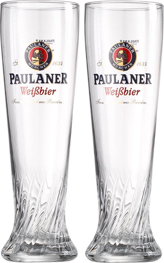 Foto: Paulaner bierglas 0 5 l set van 2