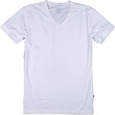 Claesen's Wit V-hals Heren T-shirt 2-Pack - M