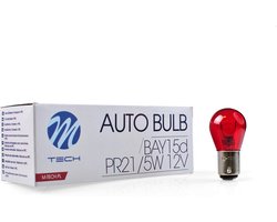 M-Tech PR21/5W 12V - Rood - 10 stuks