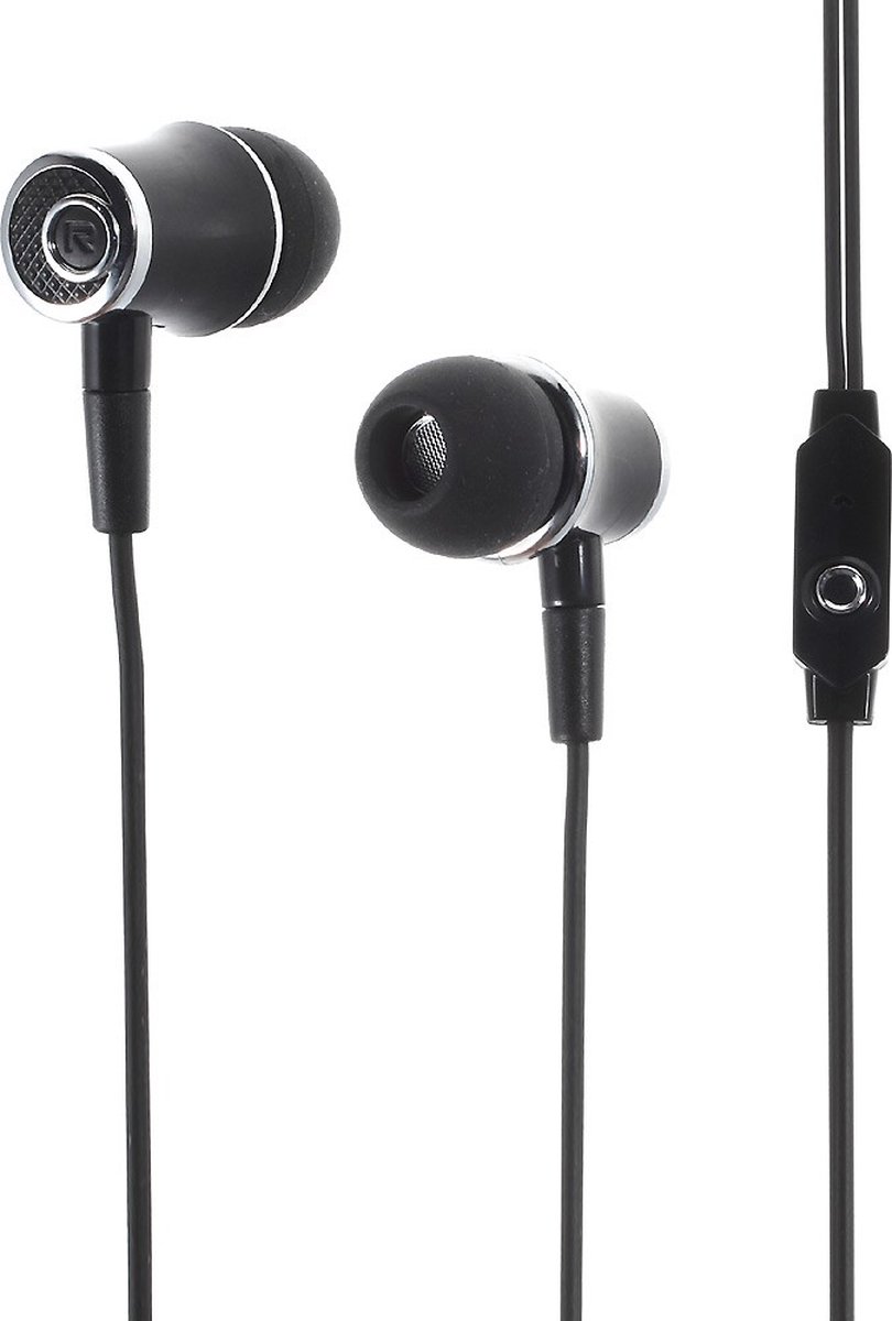 In-Ear oordopjes black silver R21 Langsdom