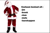 Kerstman Kostuum polyester mt.XL/XXL - Kerst feest thema feest festival fun kerst man pak