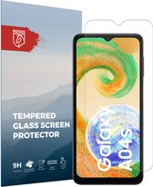 Rosso 9H Tempered Glass Screen Protector Geschikt voor Samsung Galaxy A04s | Glasplaatje | Beschermlaag | Beschermglas | 9H Hardheid