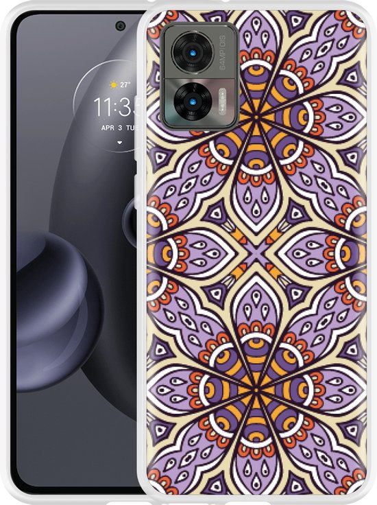 Kwmobile Telefoonhoesje – Compatibel Met Motorola Edge 30 Neo – Zacht TPU Met Telefoonkoord (zwart)