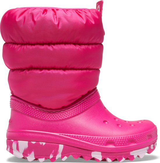 Crocs Classic Neo Puff Boot Toddler 207683-6X0, voor meisje, Roze, Sneeuw laarzen,Laarzen, maat: 25/26