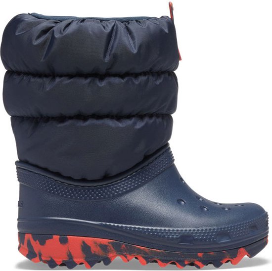 Crocs Classic Neo Puff Boot Kids 207684-410, voor een jongen, Marineblauw,  Sneeuw... | bol.com