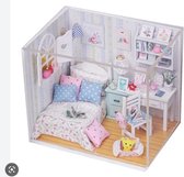 Maison miniature - kit - Maison miniature - Maison de poupée diy - Chambre d'Adabelle