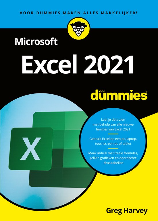 Boek: Voor Dummies - Microsoft Excel 2021 voor Dummies, geschreven door Greg Harvey