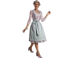 dressforfun - Midi-Dirndl Oberammergau model 2 XL - verkleedkleding kostuum halloween verkleden feestkleding carnavalskleding carnaval feestkledij partykleding - 304628