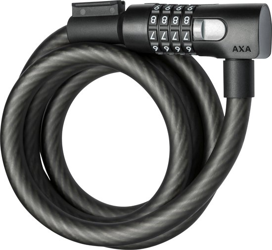 AXA Resolute Kabelslot Code - Zwart