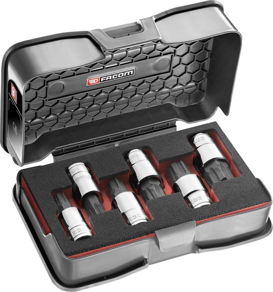 Coffret douilles 1/2' 12p mm 22pc - Facom S.400B : Outillage à main FACOM