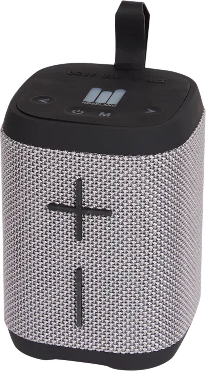 S&C - bluetooth grijs spatwaterdichte speaker 10 watt cadeautip cadeau