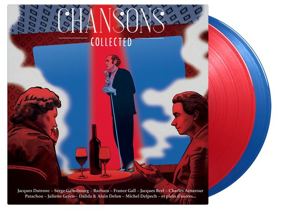 Various Artists - Chansons Collected (Red & Blue Vinyl)