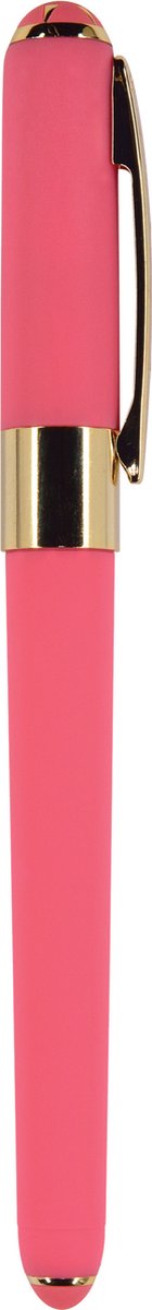 Bruno Visconti Monaco Series Koraal Luxe Balpen met Geschenkdoos | Fine punt (0.5 mm) met blauwe inkt