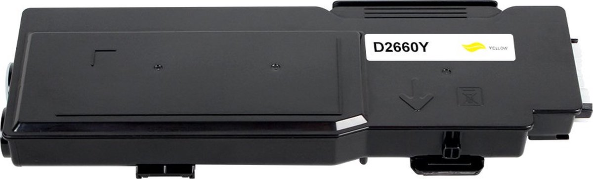 Dell 593-Bbbr - Toner Geel - 4000 pagina's - Huismerk Compatible - Geschikt voor Dell Color Laser Printer C2660dn Dell Color Laser Printer C2665dnf - D2660Y alternatief - Dell inktcartridge