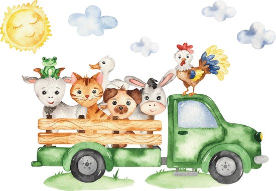 Photo Wallpaper King - Papier peint - Papier peint Papier peint photo - Animaux de la ferme - Animaux de la ferme - Animaux - Papier peint intissé - Papier peint non tissé x 104 cm