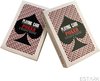 Afbeelding van het spelletje ESTARK Luxe Speelkaarten - 2 sets - Plastic Coating - Poker Kaarten - kaartspel - Spelkaarten - Spel Kaart - 2 x 56 - Gezelschapsspel - Spelen - Playing Cards - Cijfer In Alle 4 De Hoeken - 2 STUKS