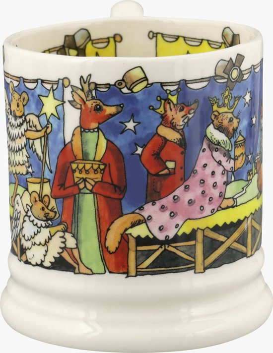 Year In The Country Nativity Scene 1/2 Pint Mug