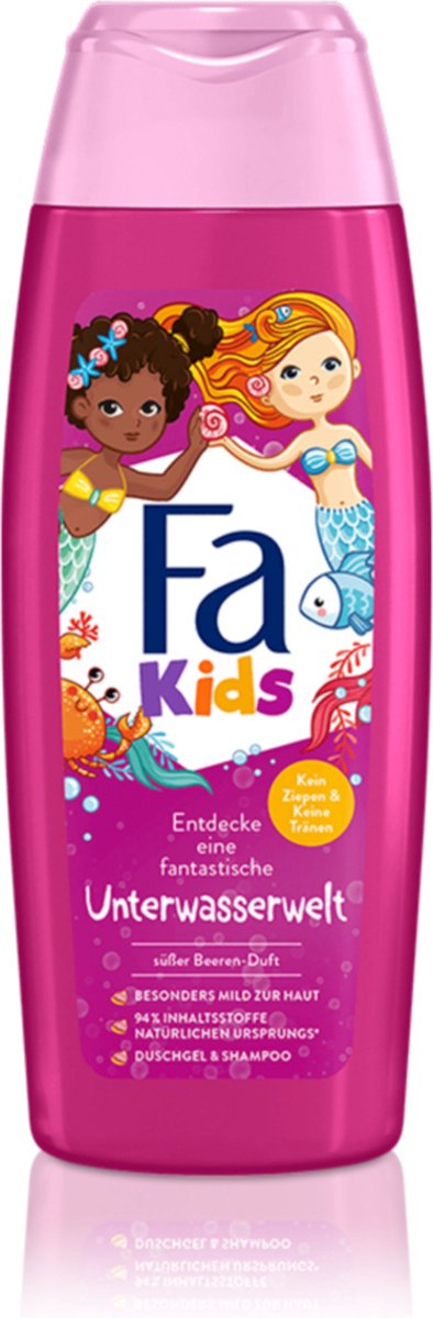 Goedkoopste Fa Kids Mermaid Douchegel Meisjes Lichaam & haar Bessen 250 ml