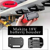 Accu houder geschikt voor Makita - Batterij houder voor Makita - battery mount - 18V - battery houder - batterij houder geschikt voor Bosch - Batterij NIET Inbegrepen!