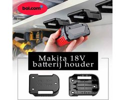 Accu houder geschikt voor Makita - Batterij houder voor Makita - battery mount - 18V - battery houder - batterij houder geschikt voor Bosch - Batterij NIET Inbegrepen!