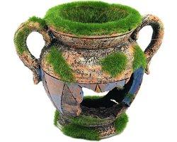 Antieke Vaas voor Aquarium – Ornament Aquarium Decoratie – 11*6.5*9 cm