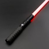 Premium Star Wars Lightsaber – Hoge Kwaliteit Light Saber Replica – Lichtzwaard – 12 Kleuren (RGB) - 10 Geluidseffecten - Metalen Handvat - Zwart