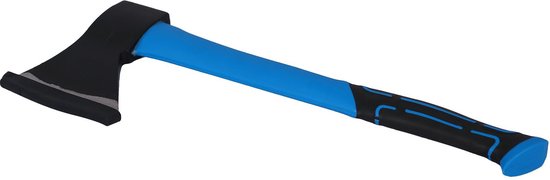 Professionele kloofbijl 2200 g groot 85 cm ergonomische glasvezel handvat van rubber 2,2 kg houtsplijter lang