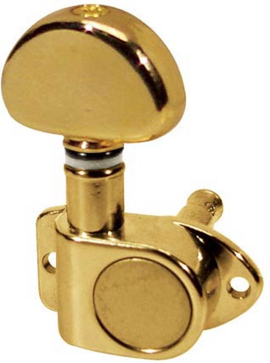 Grover 150C Imperial Machine Heads, 3 3, Chrome gitaar stemmechanieken