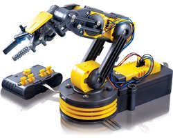 foto van ThumbsUp! Robotarm - Construct & Create - Bouw je eigen gemotoriseerde robotarm op batterijen