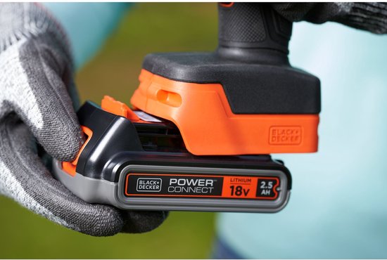 BLACK+DECKER BCPP18D1-QW takkenschaar - 18V - 25mm - incl. accu en lader van BLACK+DECKER — afbeelding 4
