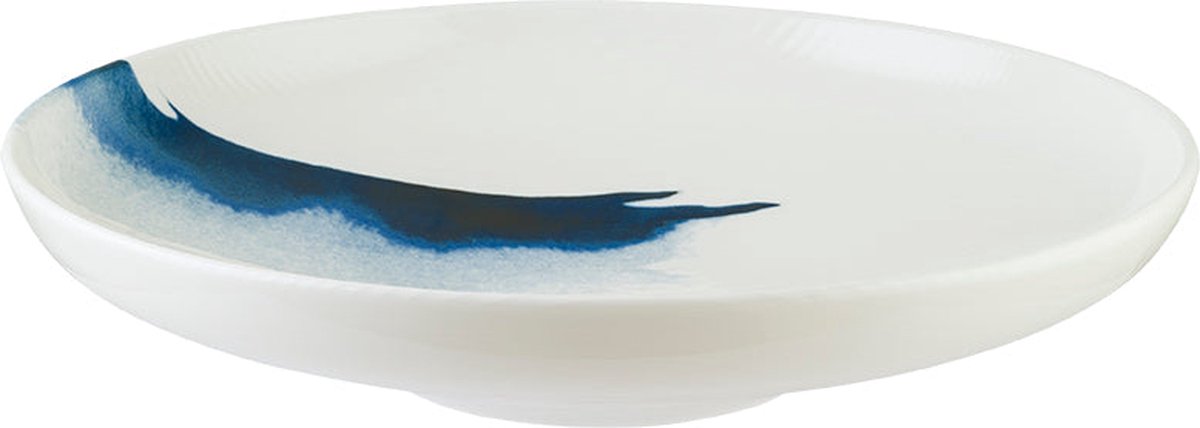 Bonna bord - Blue Wave - Porselein - 25 cm 1300 cc - set van 6