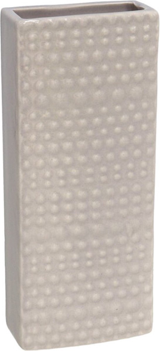 1x Radiator bak waterverdamper 17,7 cm - Rechthoekig Luna taupe- Waterverdampers voor de verwarming - Luchtvochtigheid verhogen
