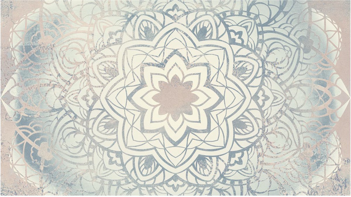Fotobehang XXL - Winter Mandala.