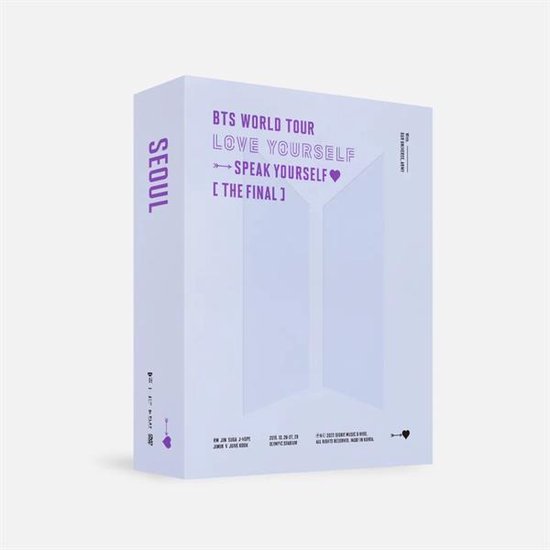 BTS/BTS WORLD TOUR LOVE YOURSELF SPEAK … BTS World Tour Love Yourself Speak Yourself - 3xDVD Digipak - 2022