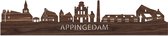 Skyline Appingedam Noyer - 120 cm - Décoration design - Décoration murale