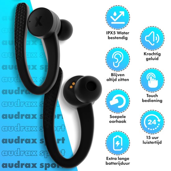 Écouteurs Bluetooth Avec Crochet D’oreille – Micro Intégré – Modèle AL21 – Neuf