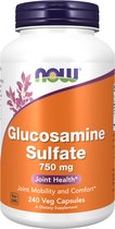 NOW Foods - Glucosamine Sulfaat 750 mg (240 Veg Capsules)