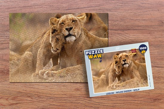 Puzzle Lion - Animaux sauvages - Cub - Puzzle - Puzzle 1000 pièces