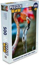 Puzzel Flamingo's - Vogels - Portret - Legpuzzel - Puzzel 500 stukjes